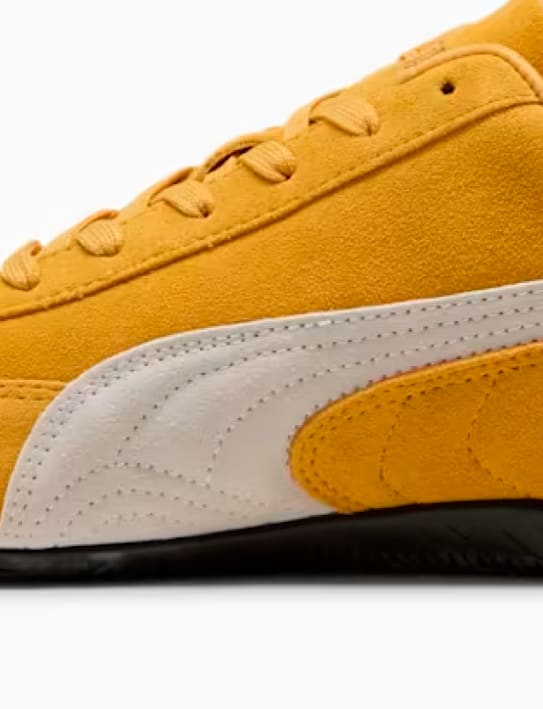 【PUMA】Puma Speedcat OG Yellow Black Puma Speedcat OG Sneakers Unisex Trainers Pelé Yellow and